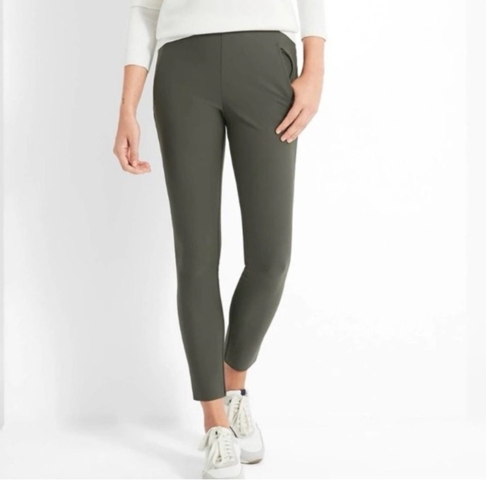 BR Standard Skinny Luxe Sculpt High Rise Pants (Olive Green) - 2P (2 Petite)